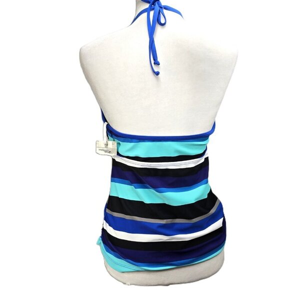 NWT Converse One Star Striped Halter Tankini Swimsuit Size Large - Picture 4 of 6